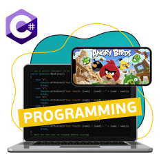 Программирование на C#. Удивительный мир 2D-игр - КИБЕРшкола программирования для детей, компьютерные курсы для школьников, начинающих и подростков - KIBERone г. Ковров
