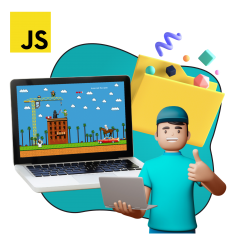 Программирование на JavaScript. Учимся создавать игры! - КИБЕРшкола программирования для детей, компьютерные курсы для школьников, начинающих и подростков - KIBERone г. Ковров