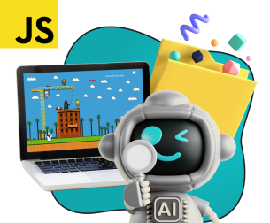 Язык программирования JavaScript + AI. Проектное обучение + геймификация + AI-помощники - КИБЕРшкола программирования для детей, компьютерные курсы для школьников, начинающих и подростков - KIBERone г. Ковров
