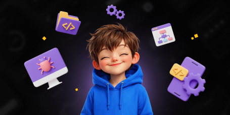 Идеальный сайт с нуля: код, дизайн и AI-помощник - КИБЕРшкола программирования для детей, компьютерные курсы для школьников, начинающих и подростков - KIBERone г. Ковров